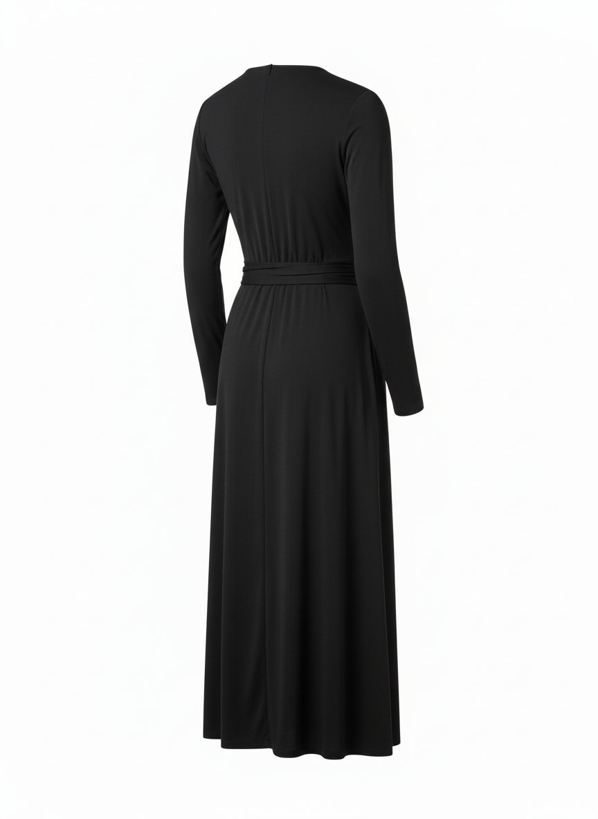 Black Wrap Dress