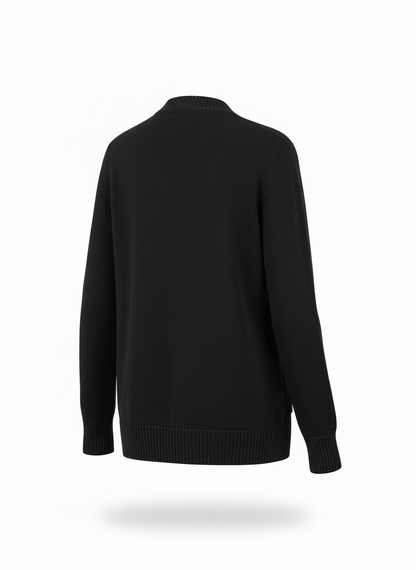 Black Button Cardigan