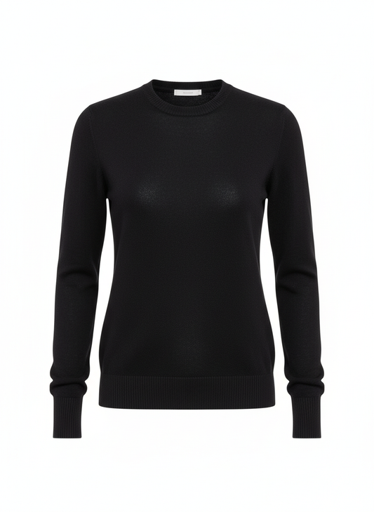Black Crewneck Sweater