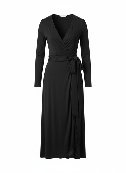 Black Wrap Dress