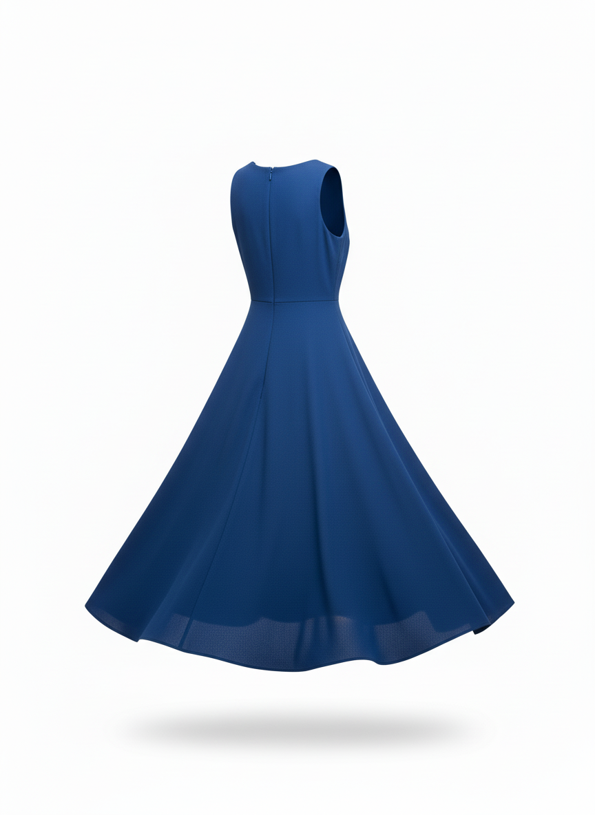 Blue Midi Dress