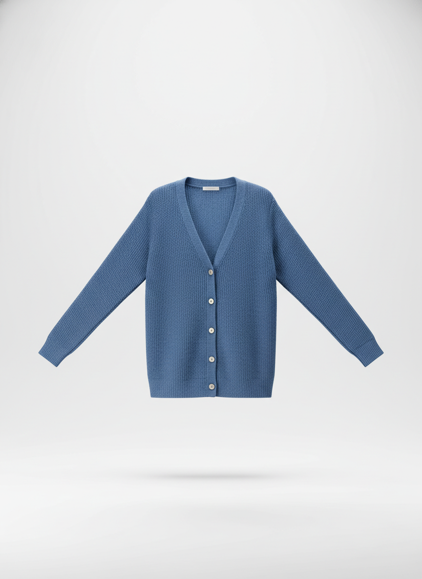 Blue Short Cardigan