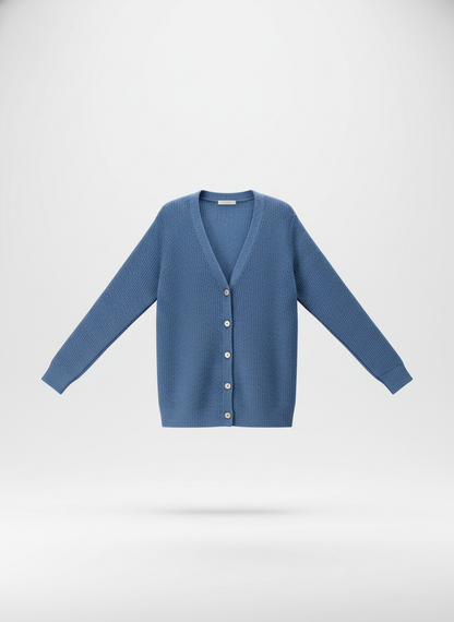 Blue Short Cardigan