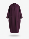 Women's Coat with Floor Length Hem