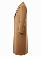 Men's Coat with Floor Length Silhouette