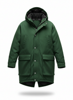 Women's Coat with Thigh Length Cut