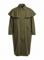 Men's Coat with Ankle Length Hem