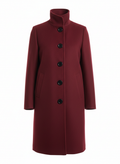 Men's Coat with Thigh Length Cut