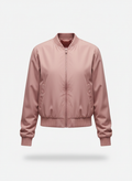 Women's Jacket with Ribbed Bomber Cut