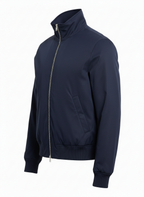 Men's Jacket with Ribbed Wrist Cuffs