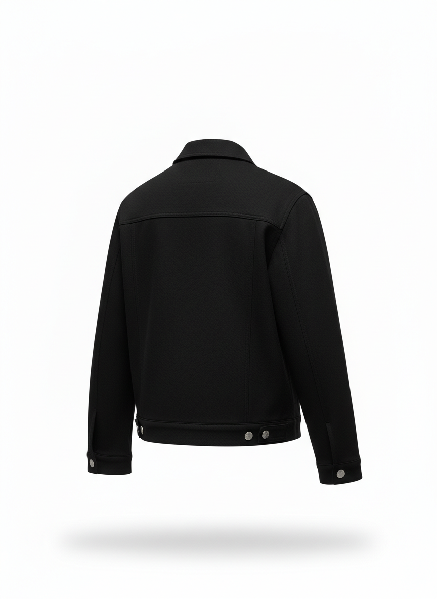 Women's Jacket with Denim Style Finish