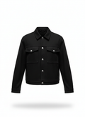 Women's Jacket with Denim Style Finish