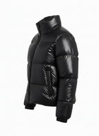 Men's Puffer Jacket with Tall Stand Collar