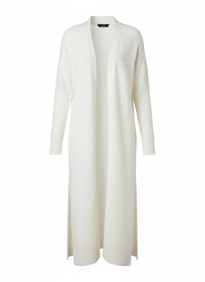 White Long Cardigan
